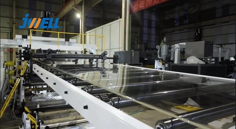 Clear acrylic sheet production line Clear acrylic sheet production line